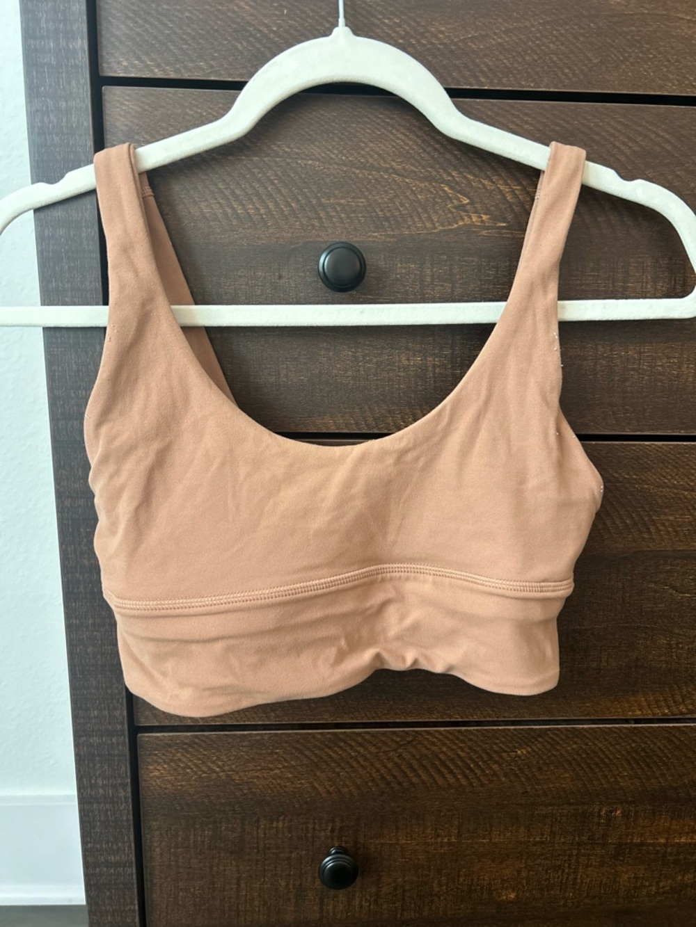 lululemon athletica Scoop Neck Sports Bra in Dusty Rose